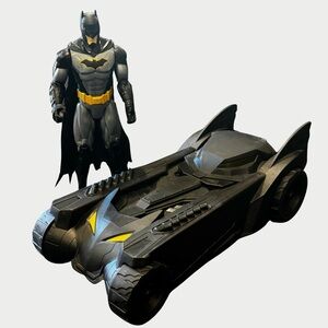 Batmobile 16" and Batman 12" Action Figures DC Comics